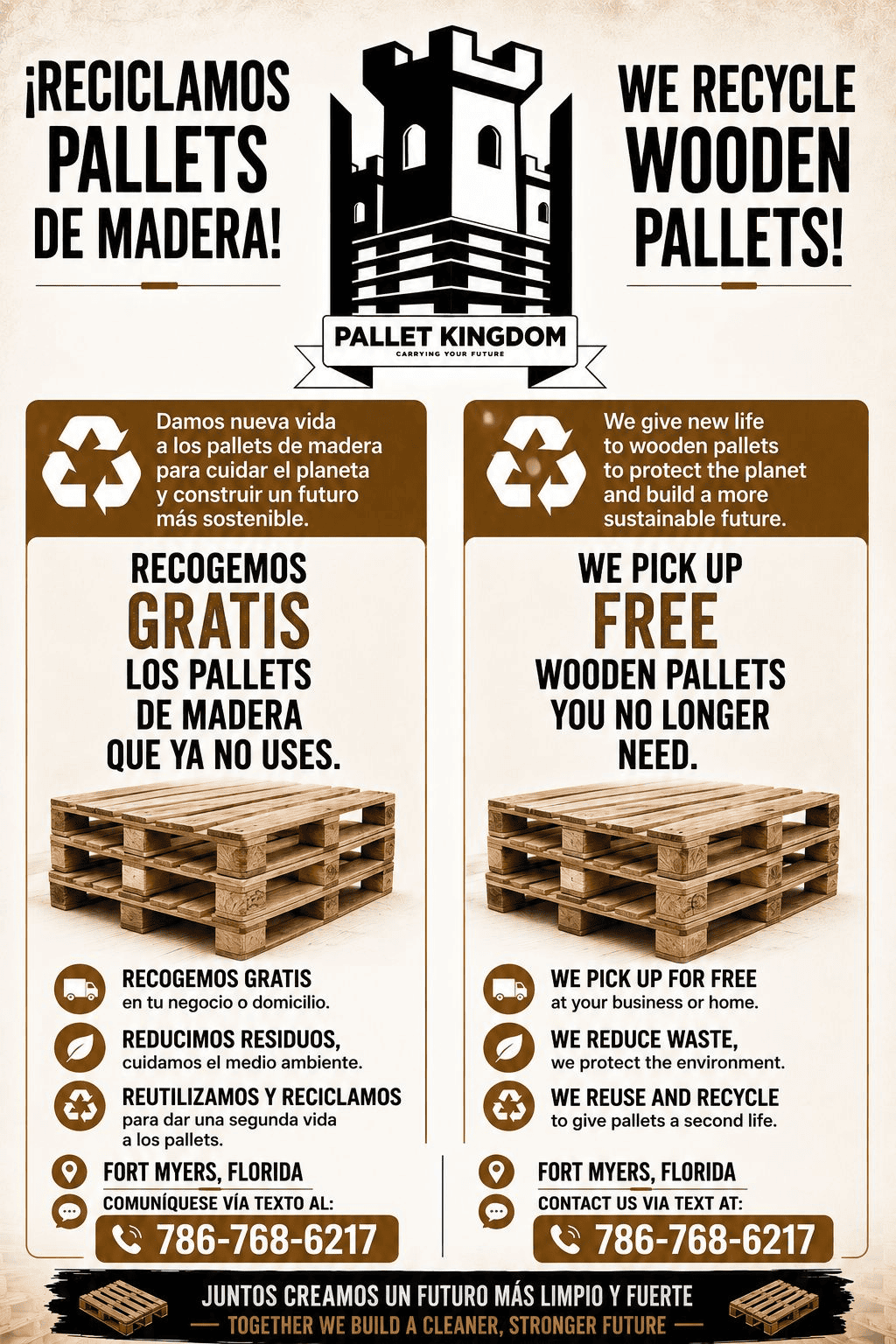 Free pallet pickup
